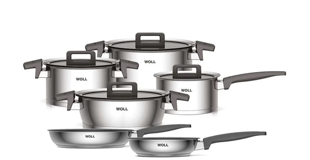 WOLL Topf-Set Concept 10-teilig Edelstahl Silber