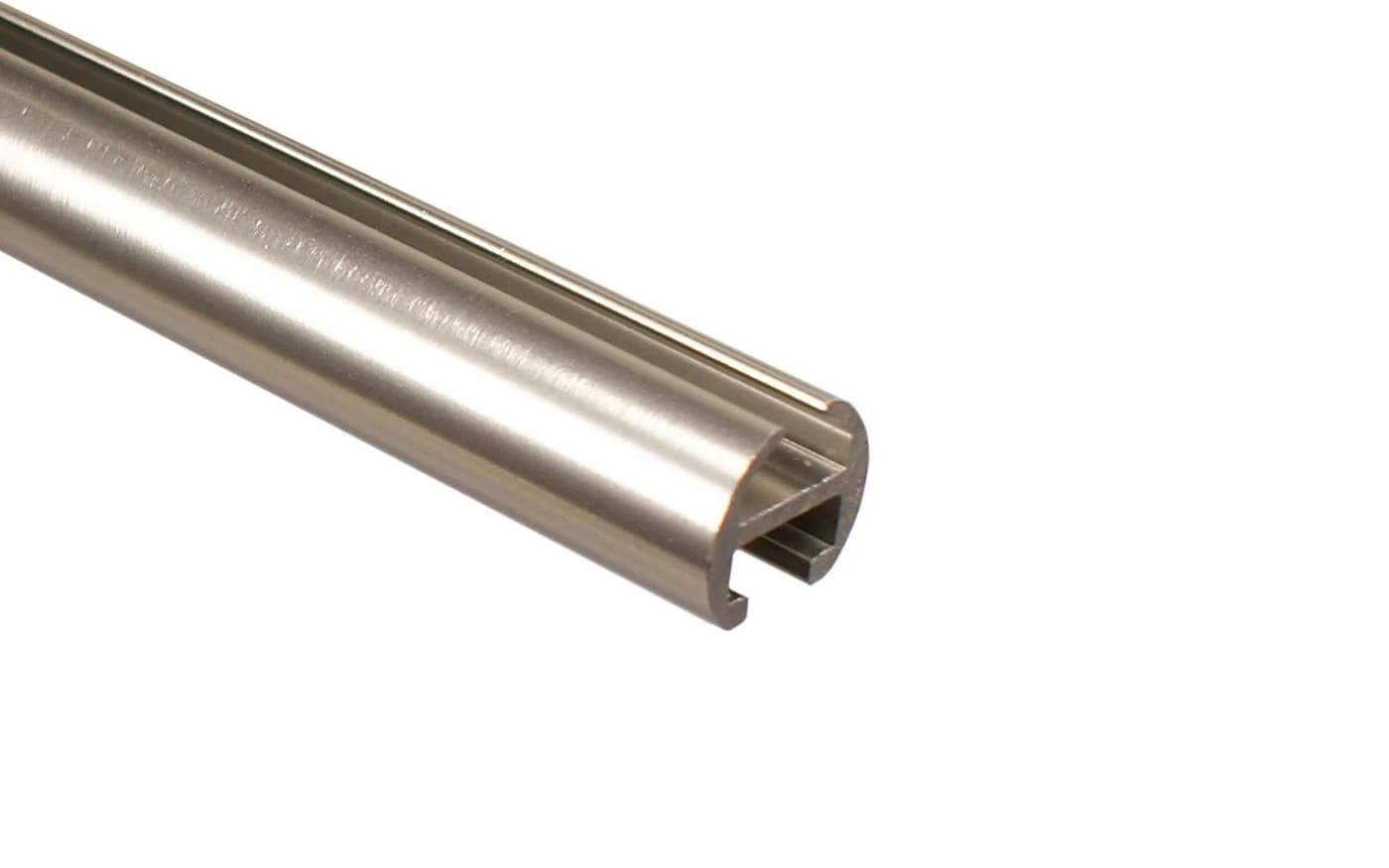 iso-design 2-läufige Innenlaufgardinenstange Edelstahl Aluminium