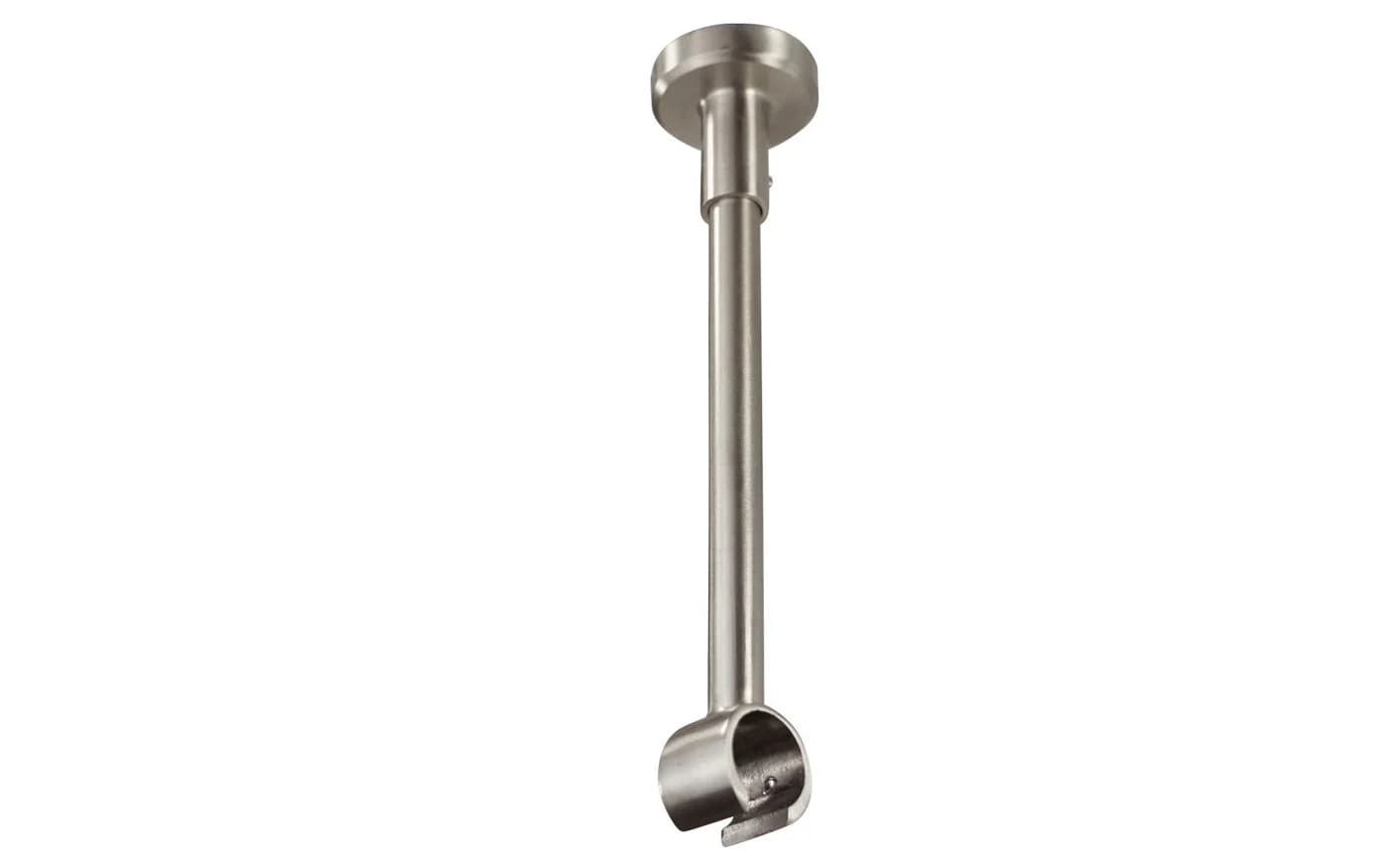 iso-design Gardinenstangenhalter Deckenträger 20 mm Metall Silber - Bild 2
