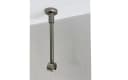 iso-design Gardinenstangenhalter Deckenträger 20 mm Metall Silber Bild 4