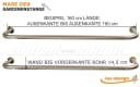 iso-design Gardinenstange Edelstahl 20 mm Set mit Retourenbogen Bild 5