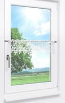 Plauener Spitze® Scheibengardine Pearl Transparent Gestickt Bild 1