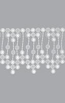 Plauener Spitze® Scheibengardine Pearl Transparent Gestickt Bild 3