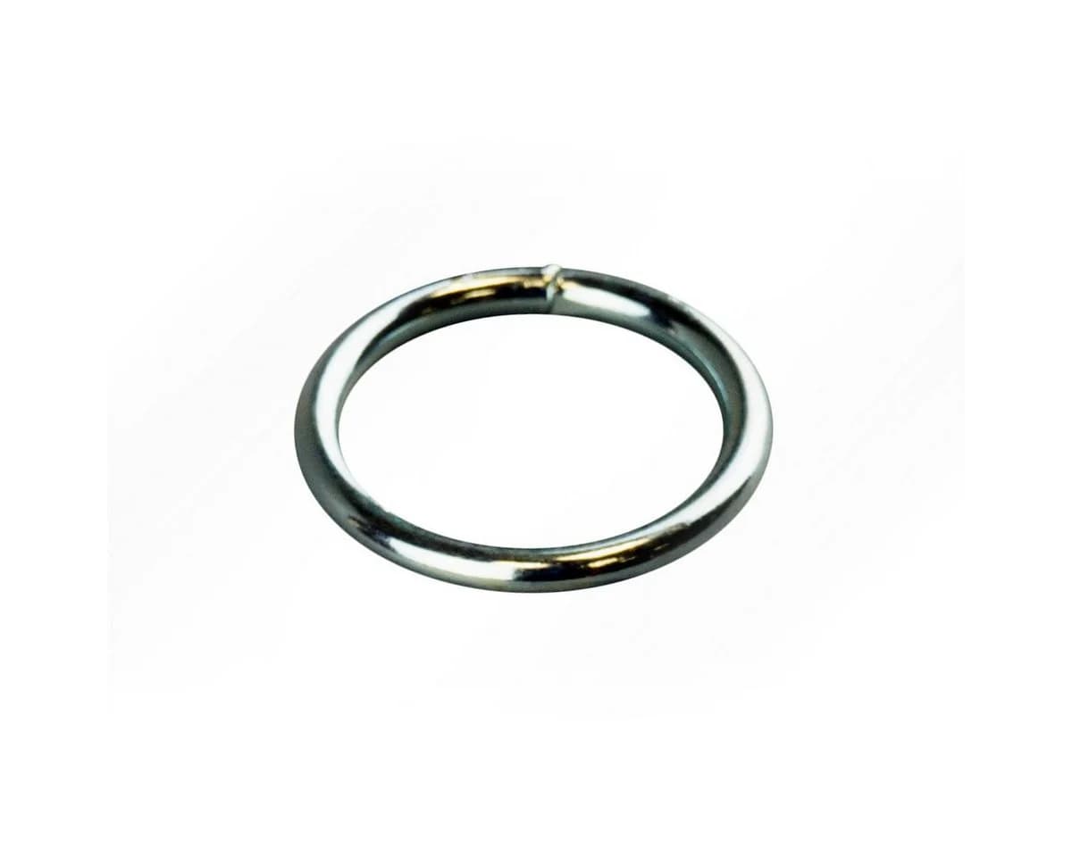 LYSEL® Gardinenring 16mm Stahl verzinkt Grau 10er Set - Bild 2