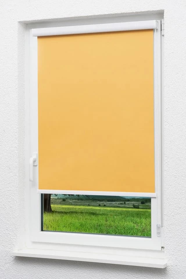 Verdunklungsrollo Lysel Aprikose abdunkelnd 175x50cm - Bild 2