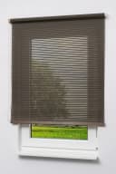 Rollo Basisrollo Holzdekor Streifen Braun LYSEL® Halbtransparent Bild 2