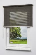 Rollo Basisrollo Holzdekor Streifen Braun LYSEL® Halbtransparent Bild 4