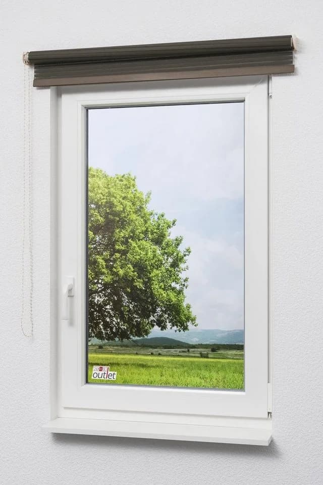 Rollo Basisrollo Holzdekor Streifen Braun LYSEL® Halbtransparent - Bild 5