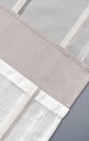 LYSEL Raffrollo Tavira Beige-Braun Transparentes Streifenmuster Bild 3