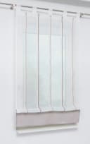 LYSEL Raffrollo Tavira Beige-Braun Transparentes Streifenmuster Bild 4