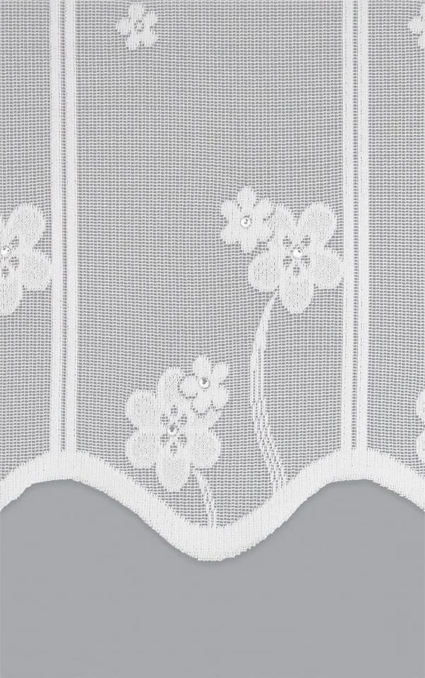 LYSEL® Scheibengardine Schmuckblumen 1 St transparent - Bild 3