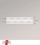 LYSEL Smokband Raffverhältnis 1:2 Transparent 5m Bild 5