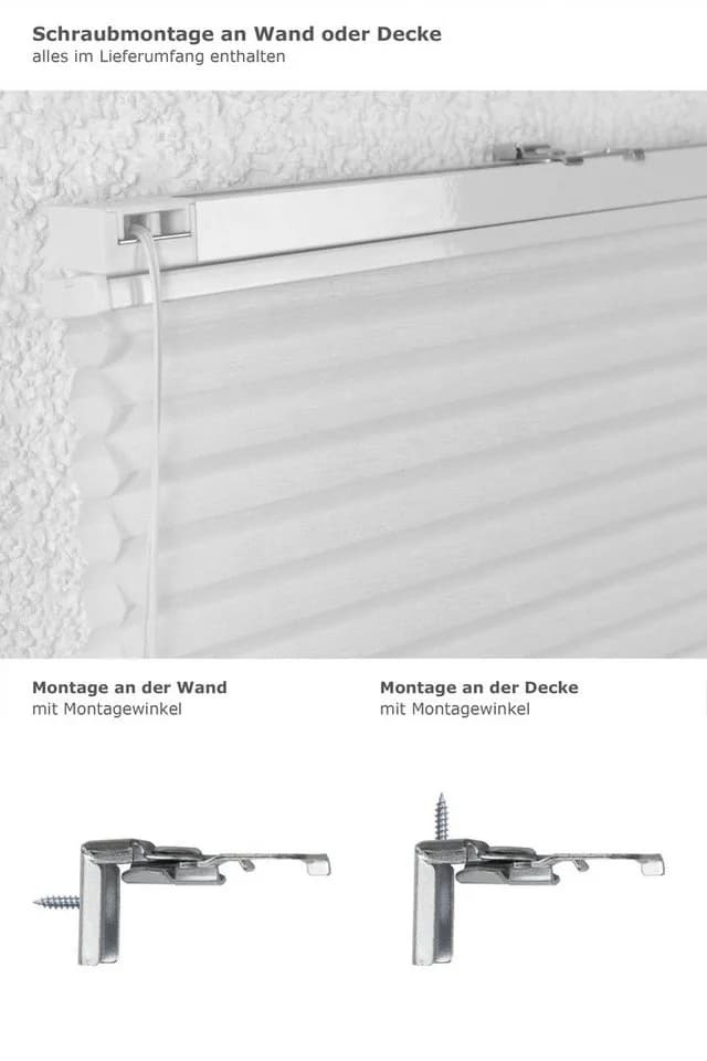 LYSEL® Plissee Waben Up&Down Blickdicht 130x40cm - Bild 3