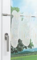 Plauener Spitze® Scheibengardine Perlmuscheln Transparent Beige Bild 4
