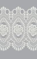 Plauener Spitze® Scheibengardine Blumenspitze Transparent Bild 3