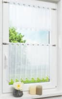 LYSEL® Scheibengardine Bogenmuster Transparent Bild 1