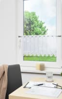 LYSEL® Scheibengardine Bogenmuster Transparent Bild 5