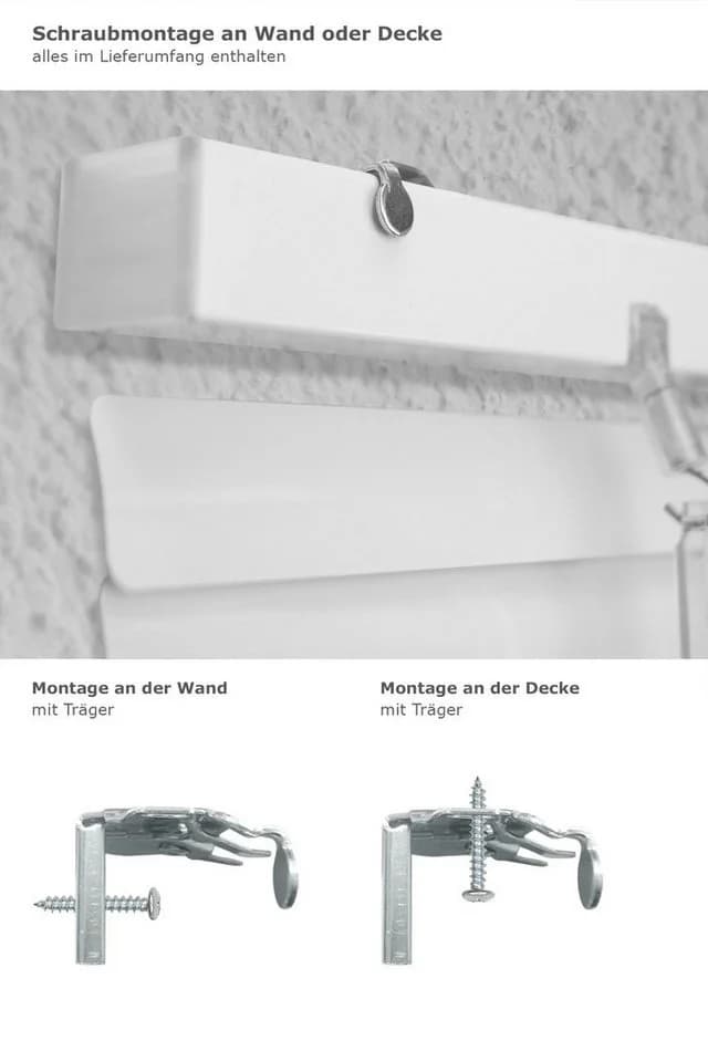 LYSEL® Jalousie Aluminium 25mm Reinweiß - Bild 3