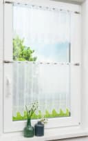 LYSEL® Scheibengardine Blümchenpaar Transparent Bild 1
