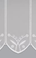 LYSEL® Scheibengardine Blümchenpaar Transparent Bild 3