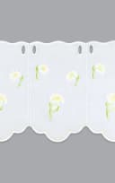 Plauener Spitze® Scheibengardine Margerite Transparent Bild 3