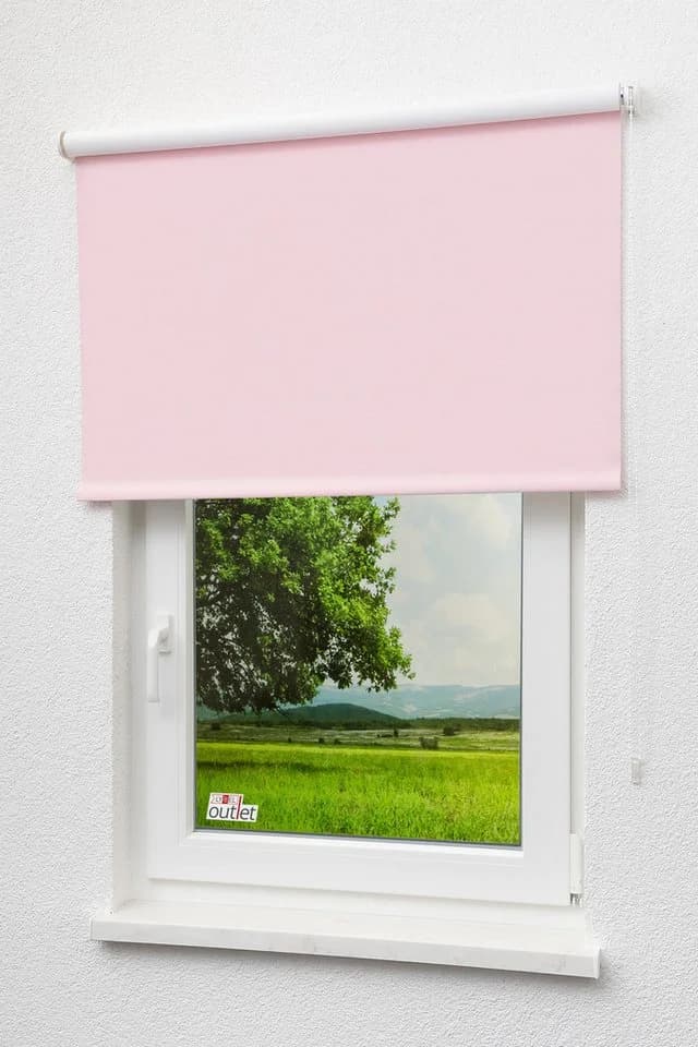 LYSEL® Verdunklungsrollo Rosa Abdunkelnd Wärmeschutz - Bild 4