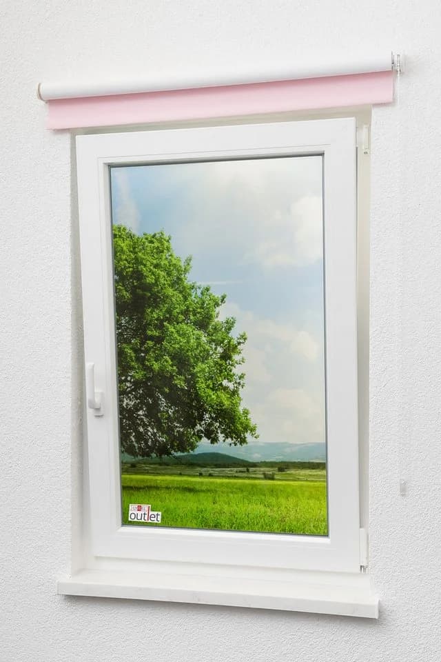 LYSEL® Verdunklungsrollo Rosa Abdunkelnd Wärmeschutz - Bild 5
