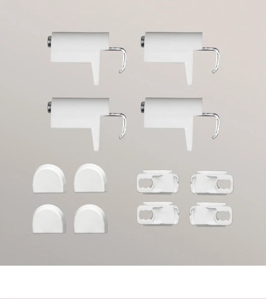 LYSEL® Sichtschutzbefestigung Klemmträger PVC-Aluminium - Bild 2