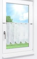 LYSEL® Scheibengardine Allium Transparent mit Floral Stickerei Bild 1