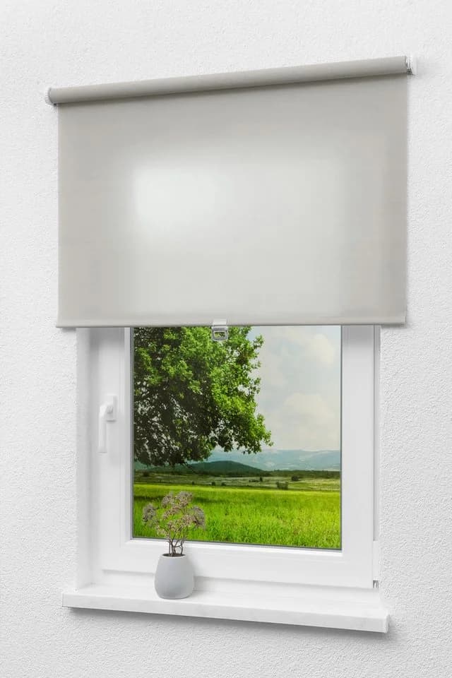 LYSEL® Springrollo Grau Blickdicht Polyester - Bild 2