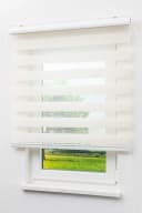 LYSEL® Doppelrollo mit Blende Beige Leinenoptik Bild 2