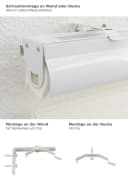 LYSEL® Doppelrollo mit Blende Beige Leinenoptik Bild 3