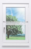 LYSEL® Scheibengardine Lochstickerei Transparent Bild 2