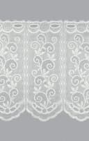 LYSEL® Scheibengardine Ranke Transparent Jacquard Muster Bild 3