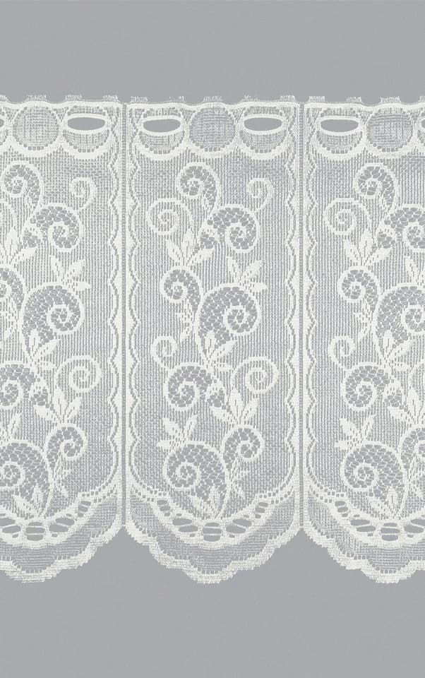 LYSEL® Scheibengardine Ranke Transparent Jacquard Muster - Bild 3