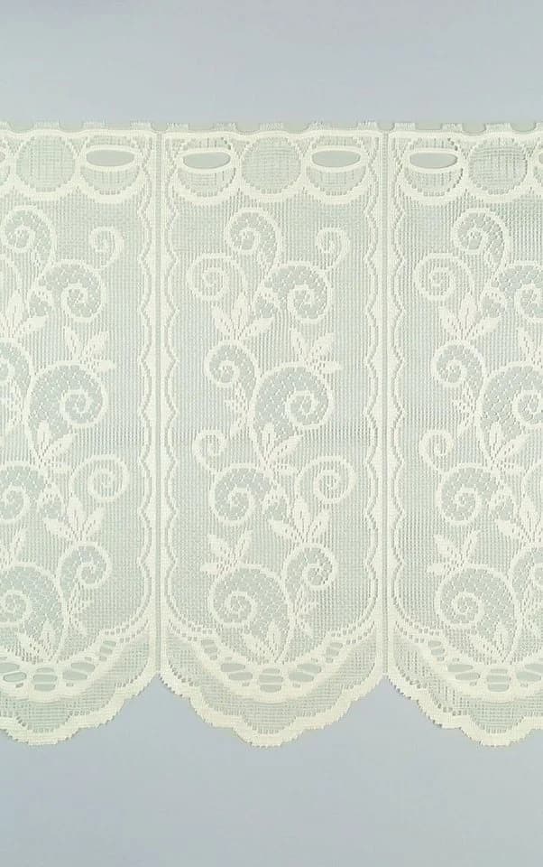 LYSEL® Scheibengardine Ranke Transparent Jacquard Muster - Bild 4