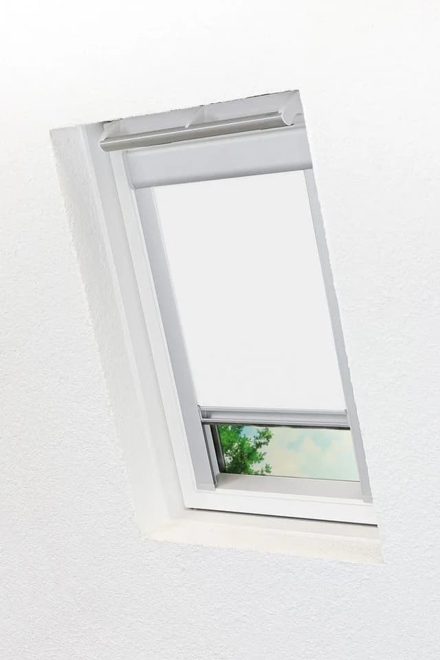 LYSEL® Verdunklungsrollo Dachfenster Weiß Silber - Bild 2