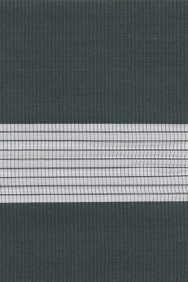 LYSEL® Doppelrollo Schwarzgrau blickdicht mit Blende