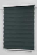 LYSEL® Doppelrollo Schwarzgrau blickdicht mit Blende Bild 4