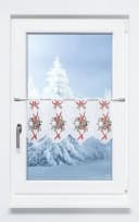Plauener Spitze® Scheibengardine Lebkuchen transparent Bild 2