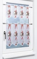 Plauener Spitze® Scheibengardine Lebkuchen transparent Bild 5