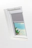 LYSEL® Verdunklungsrollo Dachfenster hellgrau Silber Bild 5