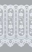 LYSEL® Scheibengardine Blumenliane Transparent Rasterstickerei Bild 3