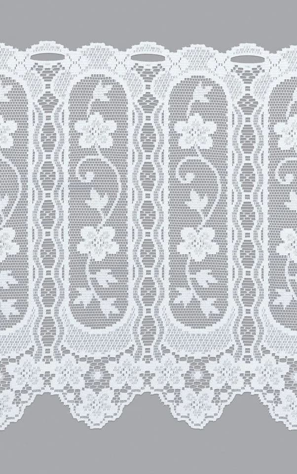 LYSEL® Scheibengardine Blumenliane Transparent Rasterstickerei - Bild 3