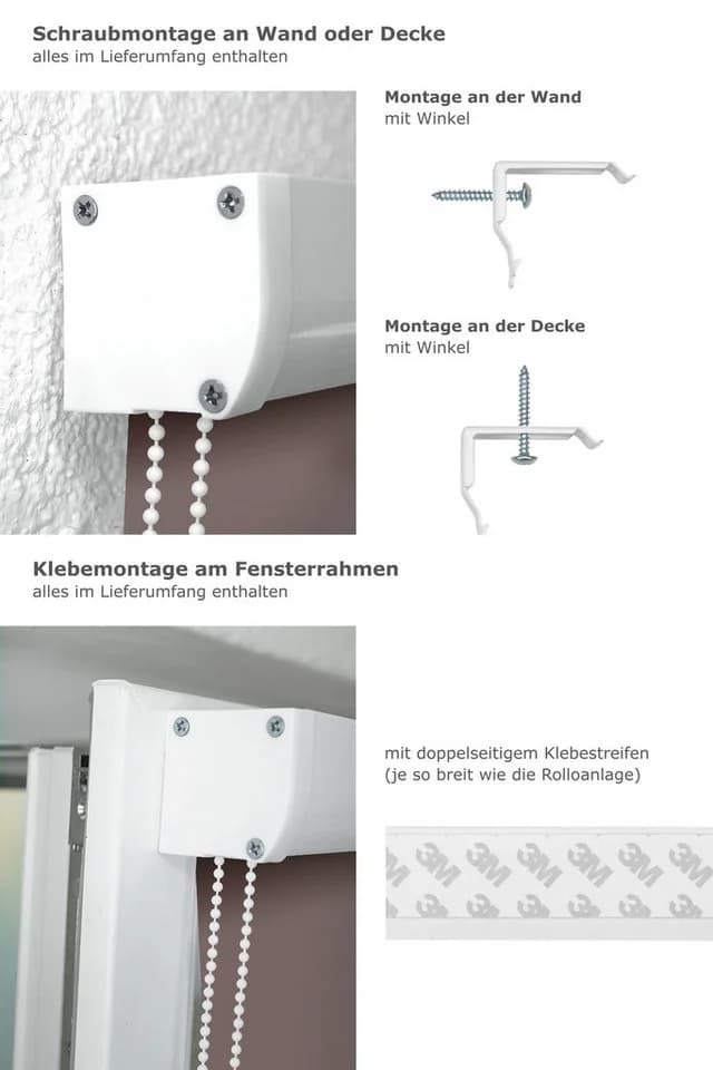 Verdunklungsrollo Lysel Outlet Kassettenrollo Braun, LYSEL®, abdunkelnd, HxB 175x50cm - Bild 3