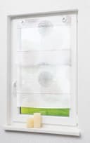 LYSEL® Raffrollo Chip Grau Blumenmuster Magnetleiste Bild 2
