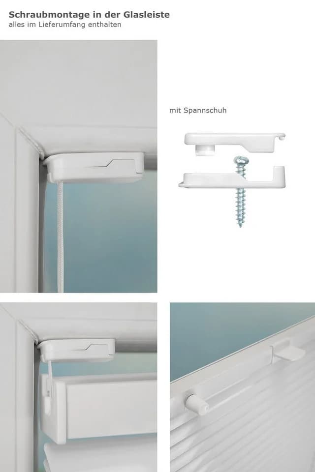 LYS® Jalousie Alu 20mm verspannt Weiß - Bild 3