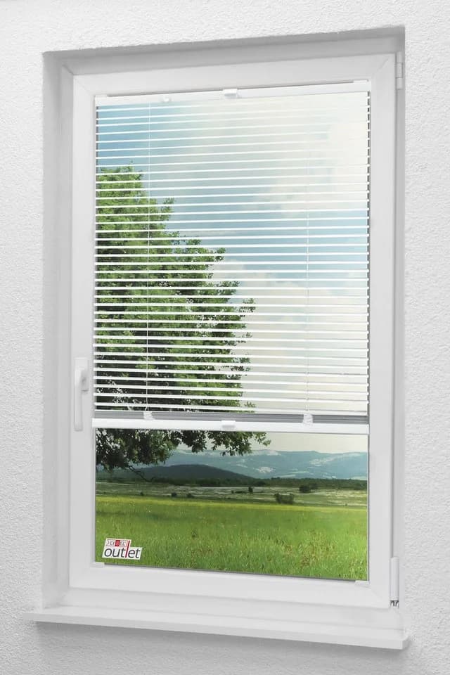 LYS® Jalousie Alu 20mm verspannt Weiß - Bild 4