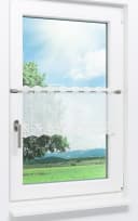 Plauener Spitze® Scheibengardine Windrose Transparent Bild 1
