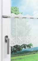 Plauener Spitze® Scheibengardine Windrose Transparent Bild 4